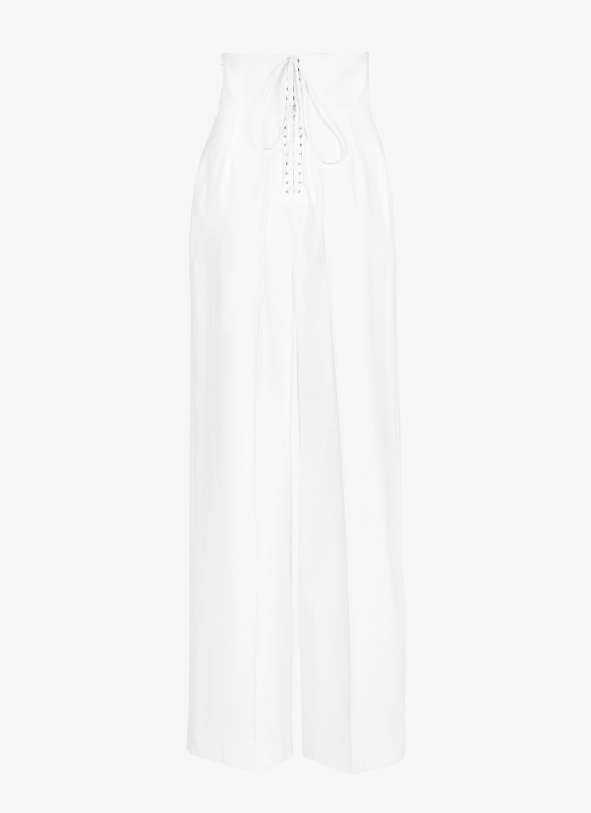 Edition 2004 The Corset Pants in cotton gabardine ALAÏA WHITE EDITION 2004 THE CORSET PANTS IN COTTON GABARDINE